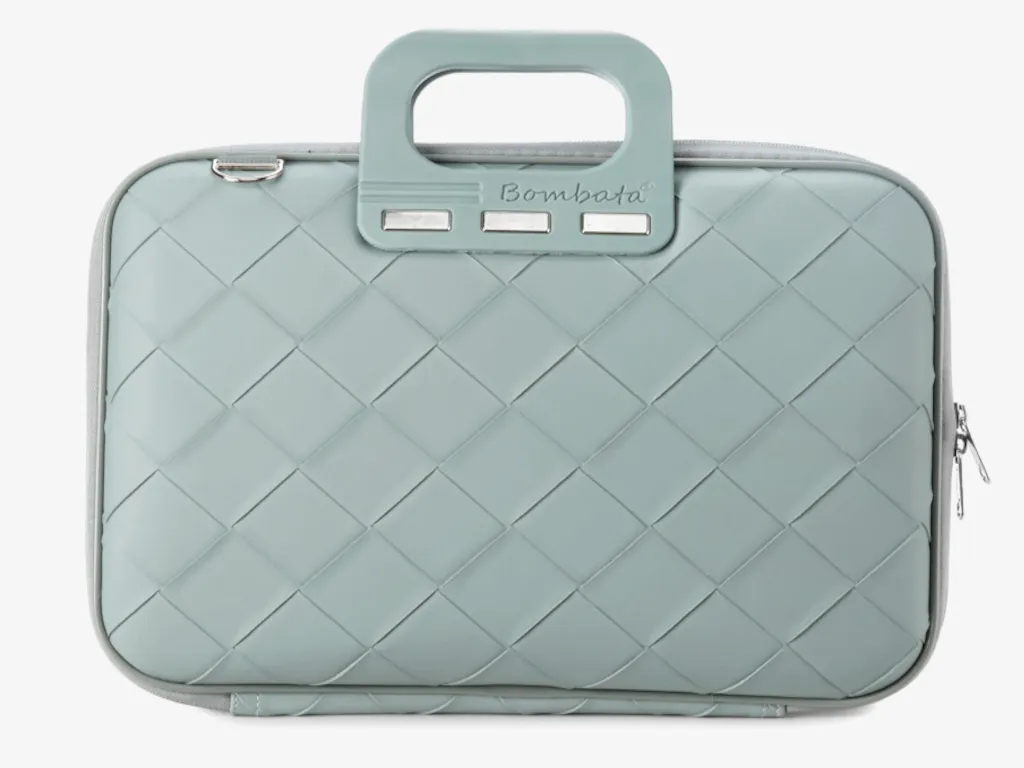 Bombata Torba BOMBATA Intrecciato 13/14 Light Blue /Dust Slika 1